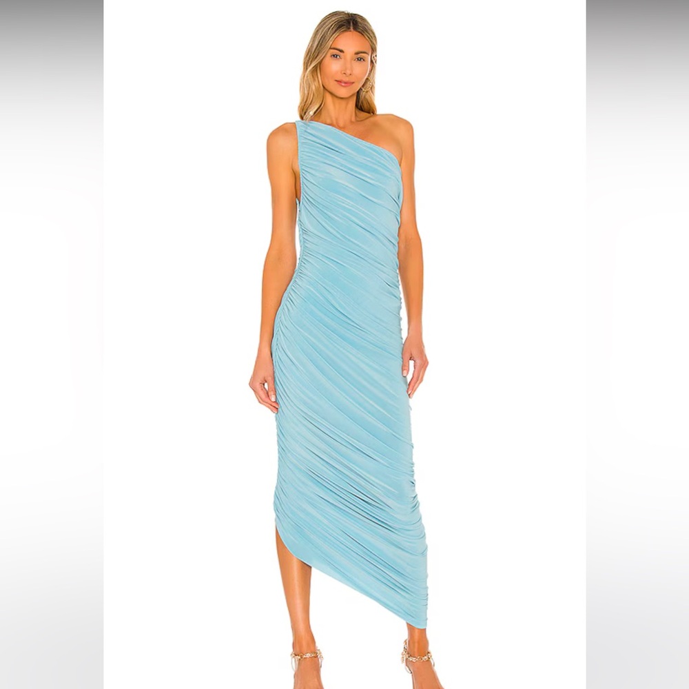 NWT Norma Kamali x REVOLVE Diana Gown in Powder Blue